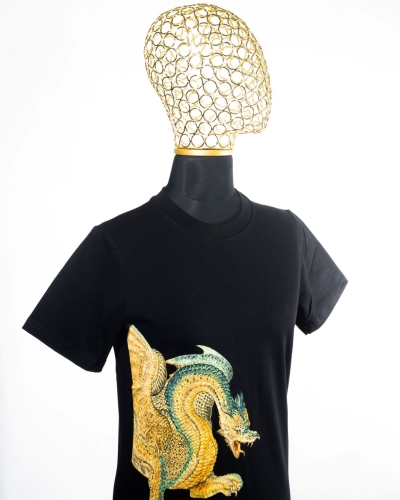 Wawelski T-shirt z nadrukiem smoka dziecięcy | Rozmiar 140