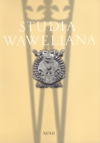 Studia Waweliana. Tom XI/XII.