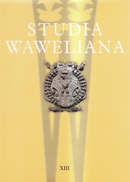 Studia Waweliana. Tom XIII.