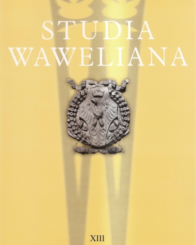 Studia Waweliana. Tom XIII.